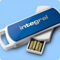 Integral 8GB USB 2.0 360 Flash Drive (INFD8GB360)